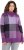 Ulla Popken Grand Check Long Sleeve Sweater Violet - Hettegensere og collegegensere - Myke gensere, hettegensere og strikk