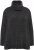 Ulla Popken Soft Textured Chenille Oversized Fit Sweater Graphite Grey - Hettegensere og collegegensere - Myke gensere, hettegensere og strikk