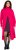 Ulla Popken Long Turtleneck Duster Sweater Red Pink - Hettegensere og collegegensere - 