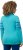 Ulla Popken Apres Ski Long Sleeve Troyer Collar Sweater Bright Turquoise - Hettegensere og collegegensere - 