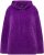 Ulla Popken Chenille Knit Hoodie Dark Purple - Hettegensere og collegegensere - Myke gensere, hettegensere og strikk
