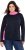 Ulla Popken Color Block Long Sleeve Sweater Ink Blue - Hettegensere og collegegensere - 