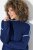 Ulla Popken Contrast Trim Long Sleeve Sweater Dark Blue - Hettegensere og collegegensere - Myke gensere, hettegensere og strikk