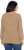 Ulla Popken Two-Tone Mixed Knit Troyer Collar Sweater Caramel - Hettegensere og collegegensere - Myke gensere, hettegensere og strikk
