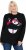 Ulla Popken Whimsical Holiday Sweater Black - Hettegensere og collegegensere - Myke gensere, hettegensere og strikk