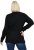 Ulla Popken Whimsical Holiday Sweater Black - Hettegensere og collegegensere - Myke gensere, hettegensere og strikk