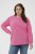 Kaffe Curve Sus Sweatshirt Pink Power - Collegegensere - 