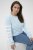 Kaffe Curve Mila Sweatshirt Nantucket Breeze Blue - Collegegensere - 