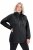Ulla Popken Drawstring Collar Long Sleeve Sweatshirt Black - Hettegensere og collegegensere - Myke gensere, hettegensere og strikk