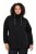 Ulla Popken Drawstring Collar Long Sleeve Sweatshirt Black - Hettegensere og collegegensere - Myke gensere, hettegensere og strikk