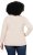 Ulla Popken Drawstring Collar Long Sleeve Sweatshirt Nature Melange - Hettegensere og collegegensere - Myke gensere, hettegensere og strikk