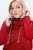 Ulla Popken Drawstring Collar Long Sleeve Sweatshirt Salsa Red - Hettegensere og collegegensere - Myke gensere, hettegensere og strikk