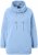 Ulla Popken Drawstring Collar Long Sleeve Sweatshirt Light Blue - Hettegensere og collegegensere - 