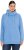 Ulla Popken Drawstring Collar Long Sleeve Sweatshirt Light Cornflower - Hettegensere og collegegensere - Myke gensere, hettegensere og strikk