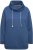 Ulla Popken Drawstring Collar Long Sleeve Sweatshirt Ink Blue - Hettegensere og collegegensere - Myke gensere, hettegensere og strikk