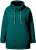 Ulla Popken Drawstring Collar Long Sleeve Sweatshirt Teal Green - Hettegensere og collegegensere - Myke gensere, hettegensere og strikk