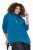 Ulla Popken Drawstring Collar Long Sleeve Sweatshirt Cerulean - Hettegensere og collegegensere - Myke gensere, hettegensere og strikk