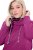 Ulla Popken Drawstring Collar Long Sleeve Sweatshirt Berry - Hettegensere og collegegensere - Myke gensere, hettegensere og strikk