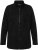 Ulla Popken Modular Fleece Zip Front Jacket Black - Hettegensere og collegegensere - Myke gensere, hettegensere og strikk