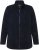 Ulla Popken Modular Fleece Zip Front Jacket Navy - Hettegensere og collegegensere - Myke gensere, hettegensere og strikk