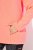 Ulla Popken Modular Fleece Zip Front Jacket Neon Pink - Hettegensere og collegegensere - Myke gensere, hettegensere og strikk
