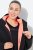 Ulla Popken Modular Fleece Zip Front Jacket Neon Pink - Hettegensere og collegegensere - Myke gensere, hettegensere og strikk