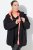 Ulla Popken Modular Fleece Zip Front Jacket Neon Pink - Hettegensere og collegegensere - Myke gensere, hettegensere og strikk