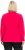 Ulla Popken Modular Fleece Zip Front Jacket Magenta - Hettegensere og collegegensere - Myke gensere, hettegensere og strikk