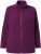 Ulla Popken Modular Fleece Zip Front Jacket Dark Cherry - Hettegensere og collegegensere - Myke gensere, hettegensere og strikk