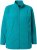 Ulla Popken Modular Fleece Zip Front Jacket Emerald - Hettegensere og collegegensere - Myke gensere, hettegensere og strikk