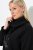 Ulla Popken Rhinestone Snowflake Turtleneck Sweatshirt Black - Hettegensere og collegegensere - Myke gensere, hettegensere og strikk