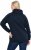 Ulla Popken Rhinestone Snowflake Turtleneck Sweatshirt Navy - Hettegensere og collegegensere - 