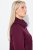 Ulla Popken Rhinestone Snowflake Turtleneck Sweatshirt Dark Ruby - Hettegensere og collegegensere - Myke gensere, hettegensere og strikk