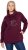 Ulla Popken Rhinestone Snowflake Turtleneck Sweatshirt Dark Ruby - Hettegensere og collegegensere - Myke gensere, hettegensere og strikk