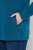 Ulla Popken Rhinestone Snowflake Turtleneck Sweatshirt Teal - Hettegensere og collegegensere - Myke gensere, hettegensere og strikk