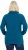 Ulla Popken Rhinestone Snowflake Turtleneck Sweatshirt Teal - Hettegensere og collegegensere - 