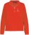 Ulla Popken PARIS Theme Zip Neck Sweatshirt Light Red - Hettegensere og collegegensere - Myke gensere, hettegensere og strikk