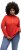Ulla Popken PARIS Theme Zip Neck Sweatshirt Light Red - Hettegensere og collegegensere - Myke gensere, hettegensere og strikk