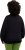 Ulla Popken Gathered Sleeve Oversized Fit Sweatshirt Black - Hettegensere og collegegensere - Myke gensere, hettegensere og strikk