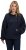Ulla Popken Gathered Sleeve Oversized Fit Sweatshirt Navy - Hettegensere og collegegensere - Myke gensere, hettegensere og strikk