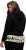 Ulla Popken Ruffle Hem A-line Fit Hooded Sweatshirt Black - Hettegensere og collegegensere - Myke gensere, hettegensere og strikk