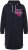 Ulla Popken Extra Long Abstract Graphic Hoodie Navy - Hettegensere og collegegensere - Myke gensere, hettegensere og strikk
