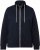 Ulla Popken Contrast Color Zip Up Sweatshirt Navy - Hettegensere og collegegensere - Myke gensere, hettegensere og strikk