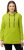 Ulla Popken GLOW Lettered Collared Sweatshirt Apple Green - Hettegensere og collegegensere - 