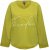Ulla Popken Embroidered Freedom Rolled Edge Sweatshirt Avocado Green - Hettegensere og collegegensere - Myke gensere, hettegensere og strikk
