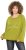 Ulla Popken Embroidered Freedom Rolled Edge Sweatshirt Avocado Green - Hettegensere og collegegensere - Myke gensere, hettegensere og strikk
