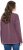 Ulla Popken Texas Contrast Stitching Sweatshirt Dark Ruby - Hettegensere og collegegensere - Myke gensere, hettegensere og strikk