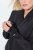 Ulla Popken Quick Drying College Collar Sweatshirt Black - Hettegensere og collegegensere - Myke gensere, hettegensere og strikk