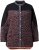Ulla Popken Neon Tiger Stripe Jacket Black - Hettegensere og collegegensere - Myke gensere, hettegensere og strikk