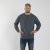 North Latitude O-Neck Sweatshirt Blue Melange TALL - TALL gensere - TALL gensere for høye menn